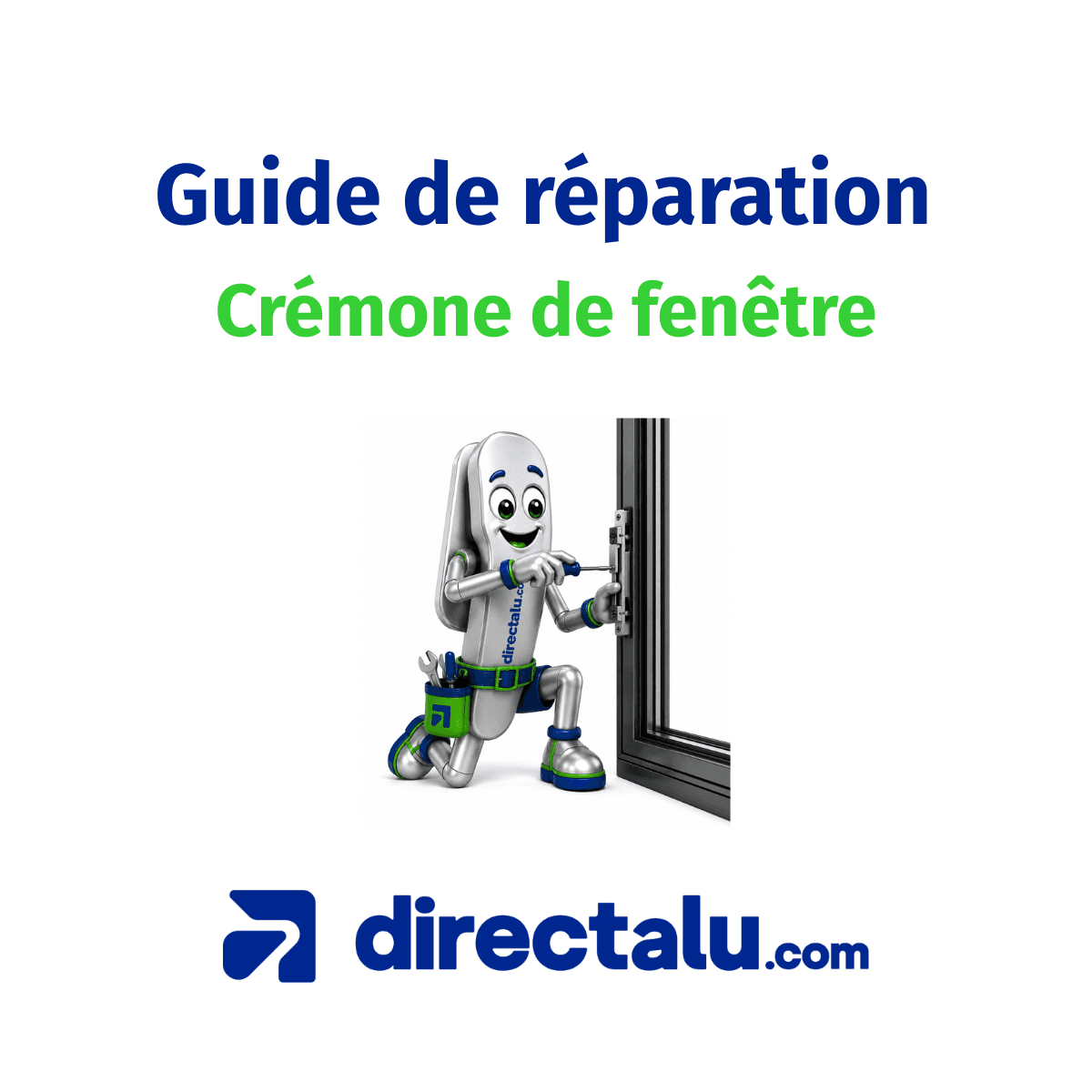 Comment remplacer une crémone de fenêtre alu étape par étape