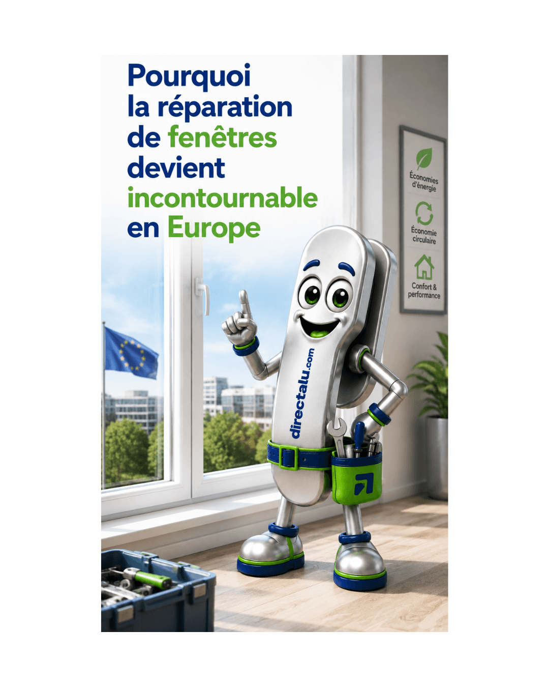Pourquoi la réparation de fenêtres devient incontournable en Europe ?