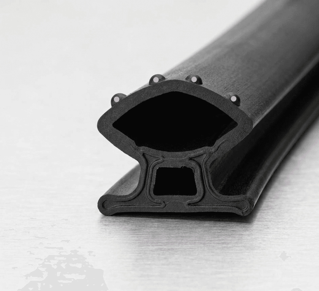 Joint de vitrage bi-matière Pervedant PTP-193 – Joint d'étanchéité thermoplastique pour fenêtre (7,2 mm x 6,5 mm)