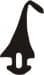 Joint central EPDM – Noir Pervedant – menuiserie aluminium | Réf. P563-145-E1