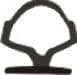 Rigid Base Sliding Seal – Black Pervedant – Aluminium Joinery | Ref. PTP-50-6.7