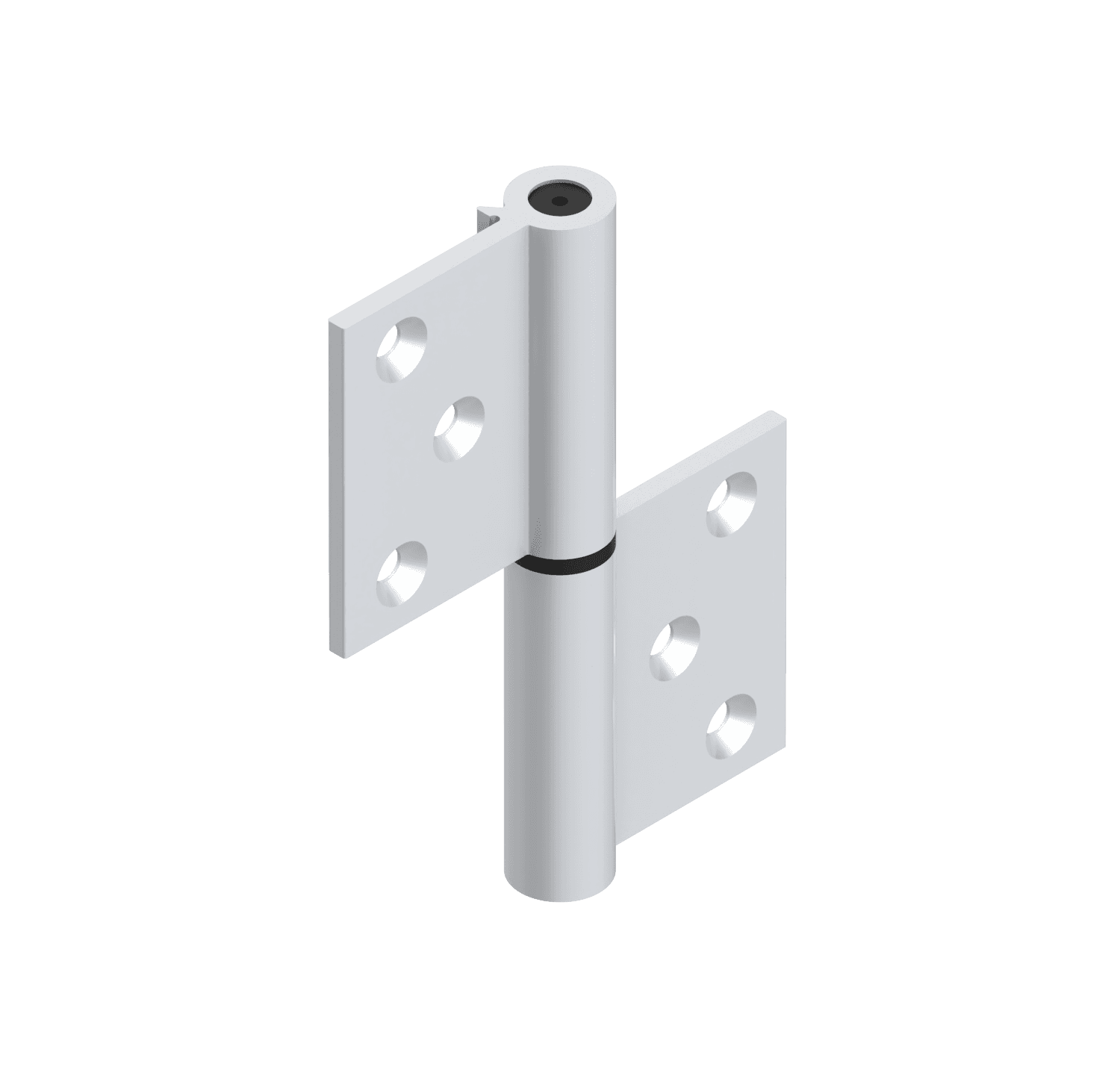 Charnière porte aluminium 2090 – Réversible sans mortaisage | ALMA