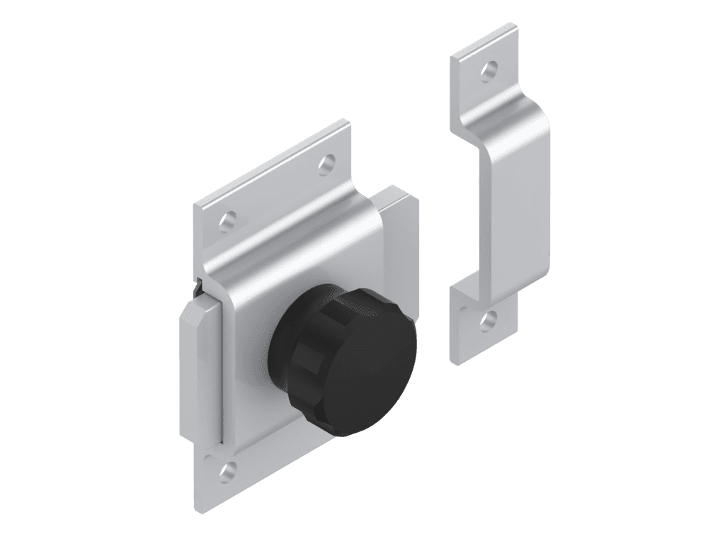 ALMA 251 Button Lock for Aluminum Door and Window – 4 mm Offset Closure