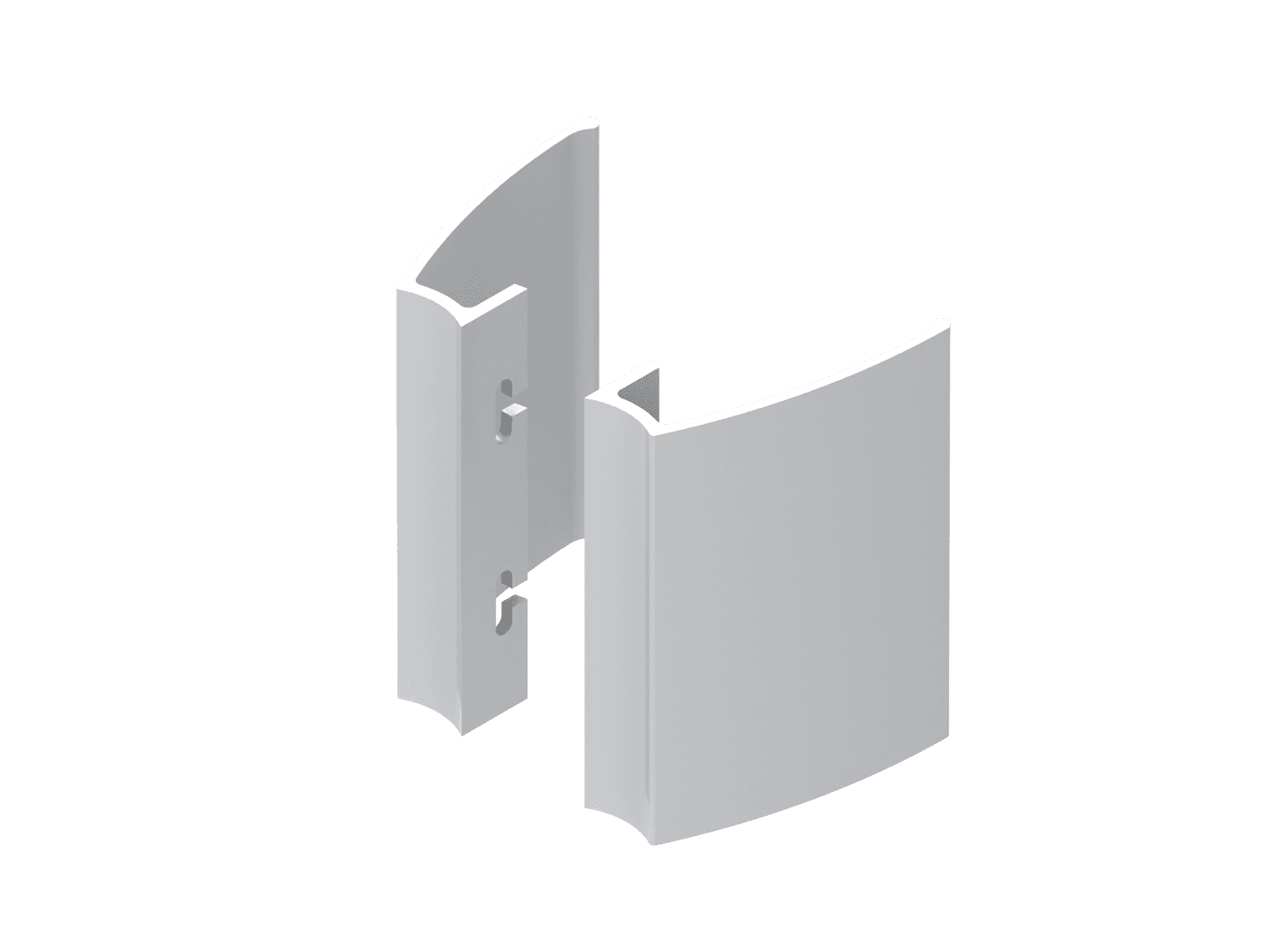 ALMA 7060-250 Pull Handle for Aluminum and Glass Door – H 250 mm, Center Distance 200 mm, Sold in Pairs