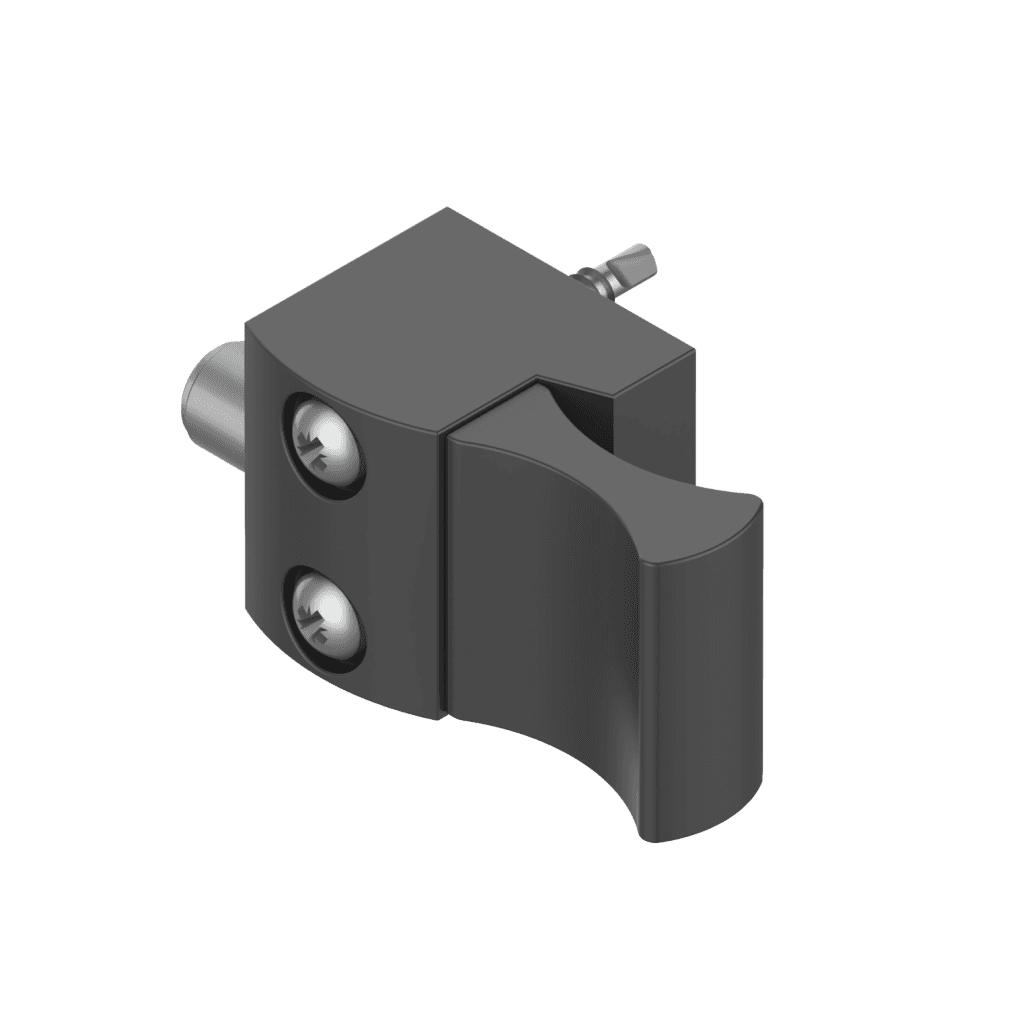 ALMA 9110 Automatic Lock for Aluminum Sliding Doors – Self-Locking, Height 9.5 mm