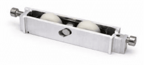 Chariot Double Réglable pour coulissant aluminium Intexalu série Nc 70 – roulette de remplacement DR0016 – prix pour 1 chariot
