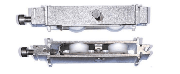 Chariot Double Réglable pour coulissant aluminium Elmaduc série Silence Rth – roulette de remplacement DR0042 – prix pour 1 chariot