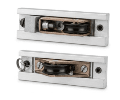 Chariot Double Réglable pour coulissant aluminium Installux série Etalon / 6000 – roulette de remplacement DR0083 – prix pour 1 chariot