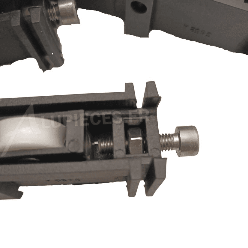 Chariot Double Réglable pour coulissant aluminium Technal série Gk Gki – roulette de remplacement DR0209 – prix pour 1 chariot