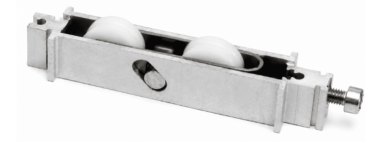 Adjustable Double Trolley for SMS series 23000 aluminum sliding door – replacement wheel DR0254 – price for 1 trolley