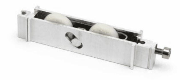 Carrete doble ajustable para la serie corredera de aluminio Schuco 14 Sin Alveovis High Traverse – remplazo DR0506 – precio por 1 carro