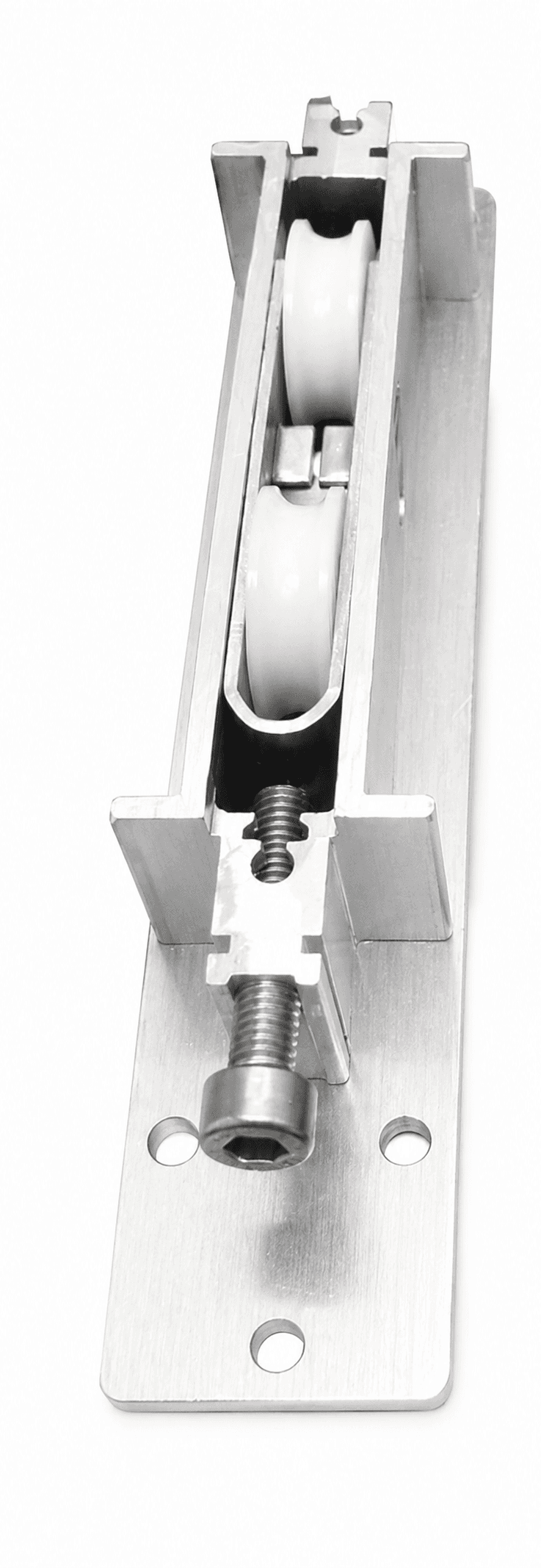 Carrete doble ajustable para aluminio deslizante serie Wicona W26-2L – remplazo DR0562 – precio por 1 carro